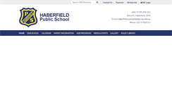 Desktop Screenshot of haberfieldpublicschool.com